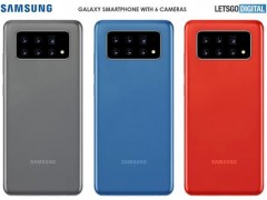 升級版防爆盾，三星橫排6攝手機相機系統專利曝光