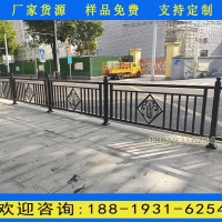 廣州城市道路欄桿廠家 人行道路黑色護欄報價 木棉花圖案圍欄